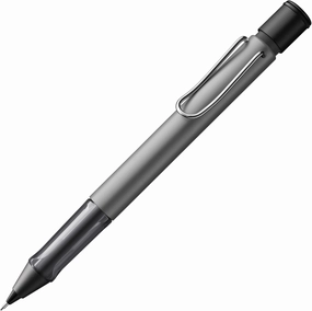 LAMY AL-star graphite - Mechanical Pencil with transparent, ergonomic grip & lightweight aluminum body - including LAMY M 41 fine line refill 0.5 mm & eraser tip
