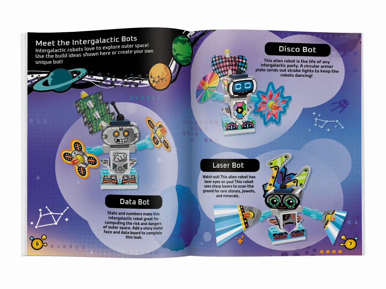 Lego Build and Stick: Robots Book