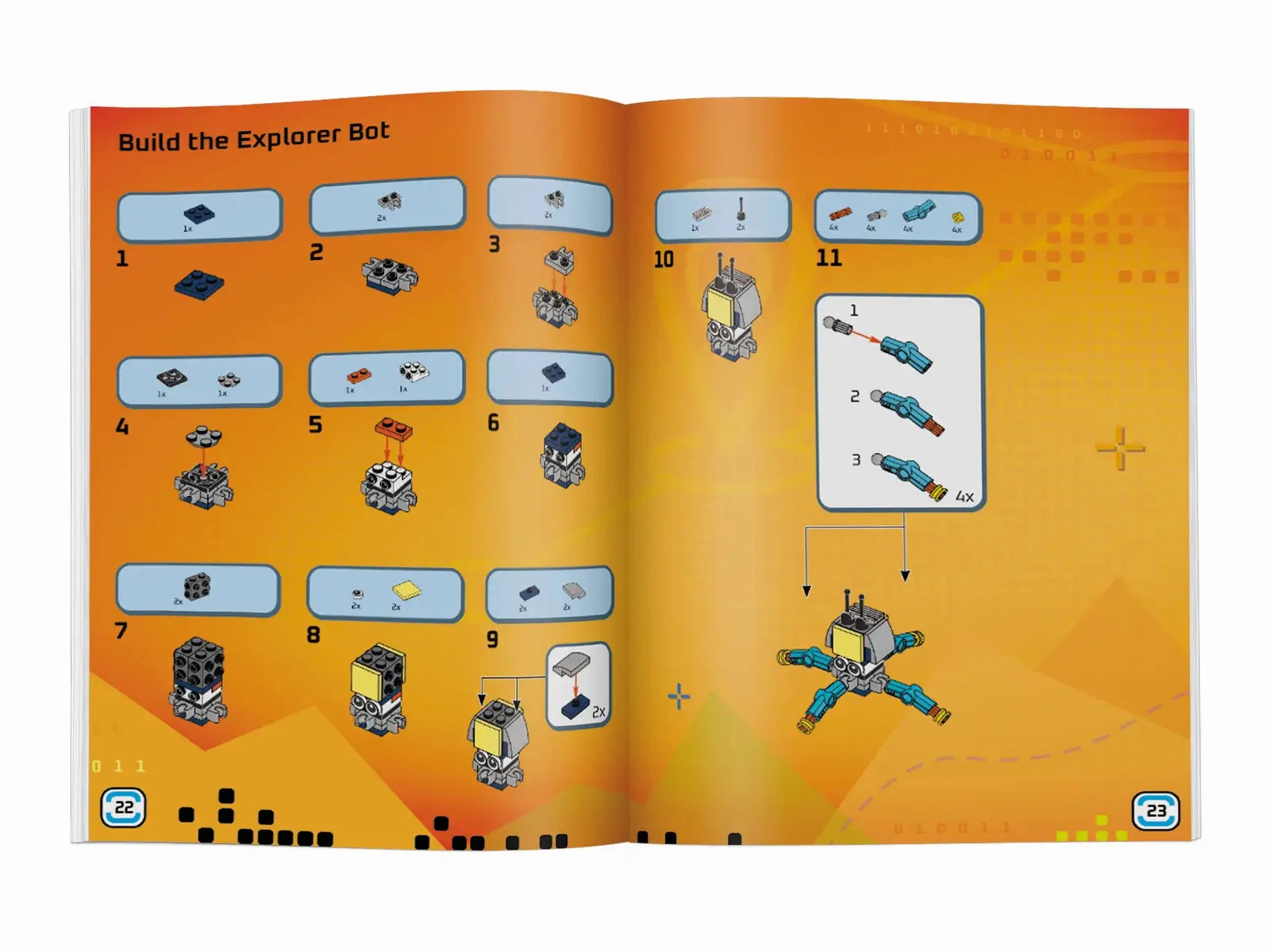 Lego Build and Stick: Robots Book