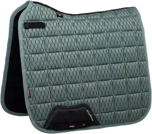 LeMieux Dressage Carbon Mesh Square Saddle Pad - English Saddle Pads for Horses - Equestrian Riding Equipment and Accessories (Sage - Large)