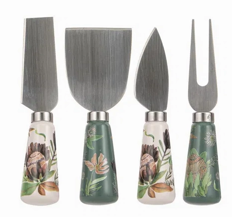 LEURA 4PCE CHEESE KNIFE SET