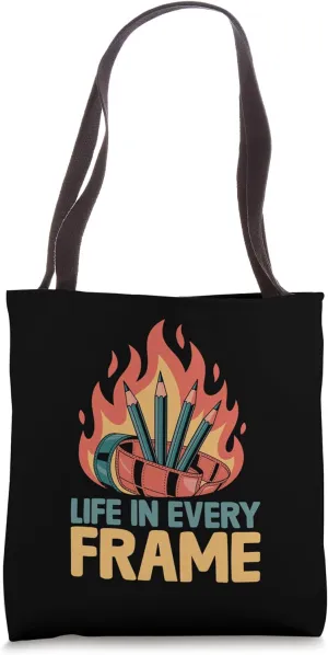 Life In Every Frame Animation Sketch Animate Storytelling Tote Bag
