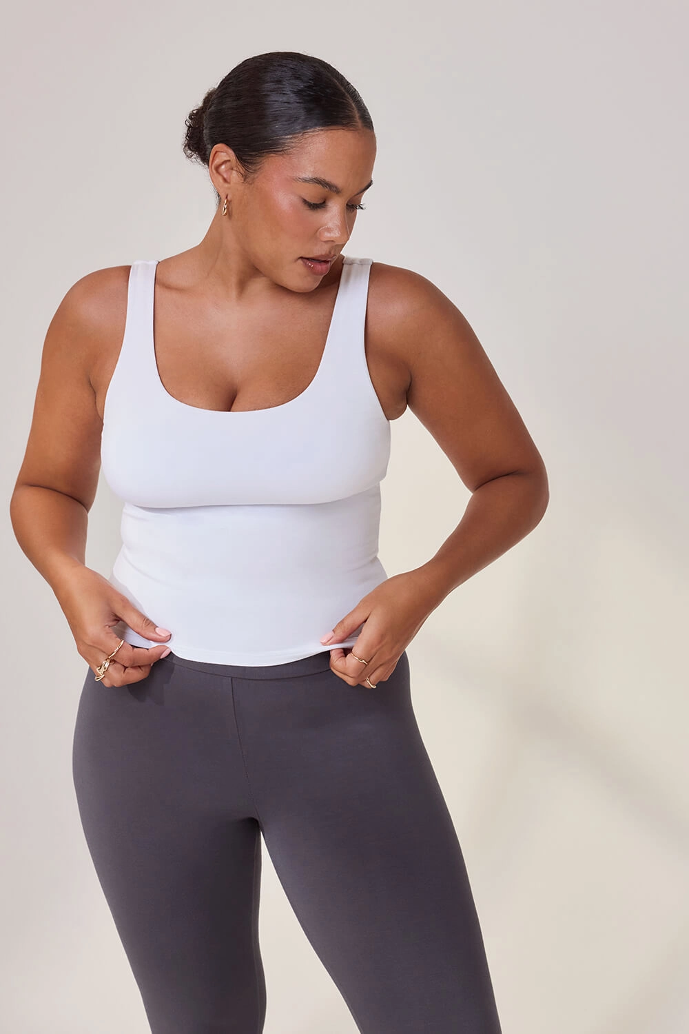 Lightweight Everyday Tank Top - White