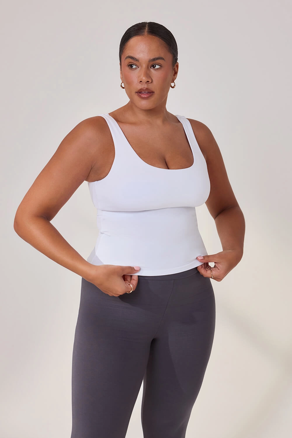 Lightweight Everyday Tank Top - White