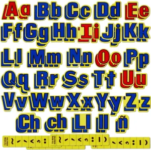 Little Folk Visuals Letters Combo Precut Flannel/Felt Board Figures, 118 Pieces Set