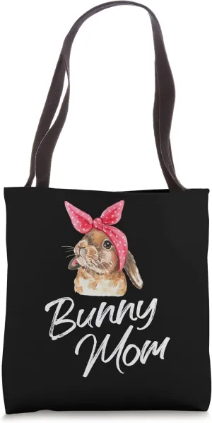Lop Eared Bunny Rabbit Mom Drawing Art Tote Bag