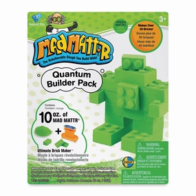 Mad Mattr Quantum Builders Pack - 10oz, with Ultimate Brick Maker - Green