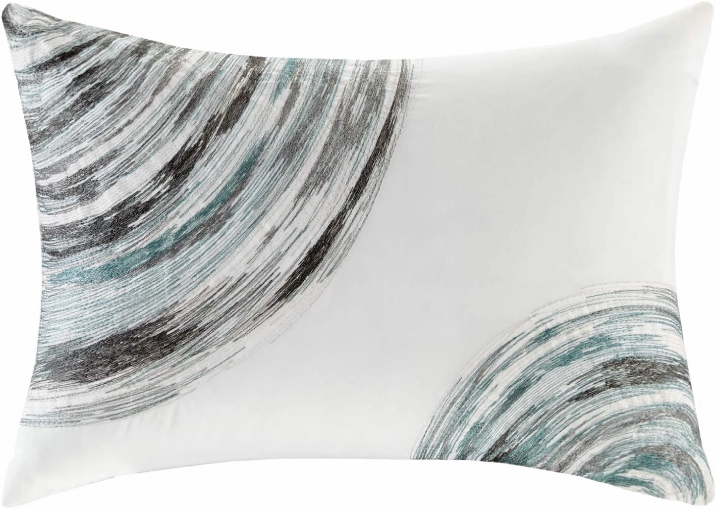 Madison Park Essentials King Comforter Set, Bed in a Bag King, Watercolor Print Coastal Comforter & Chambray Cotton Sheet Set, All Season Bedding Set, Saben, Aqua King (104 in x 92 in) 9 Piece
