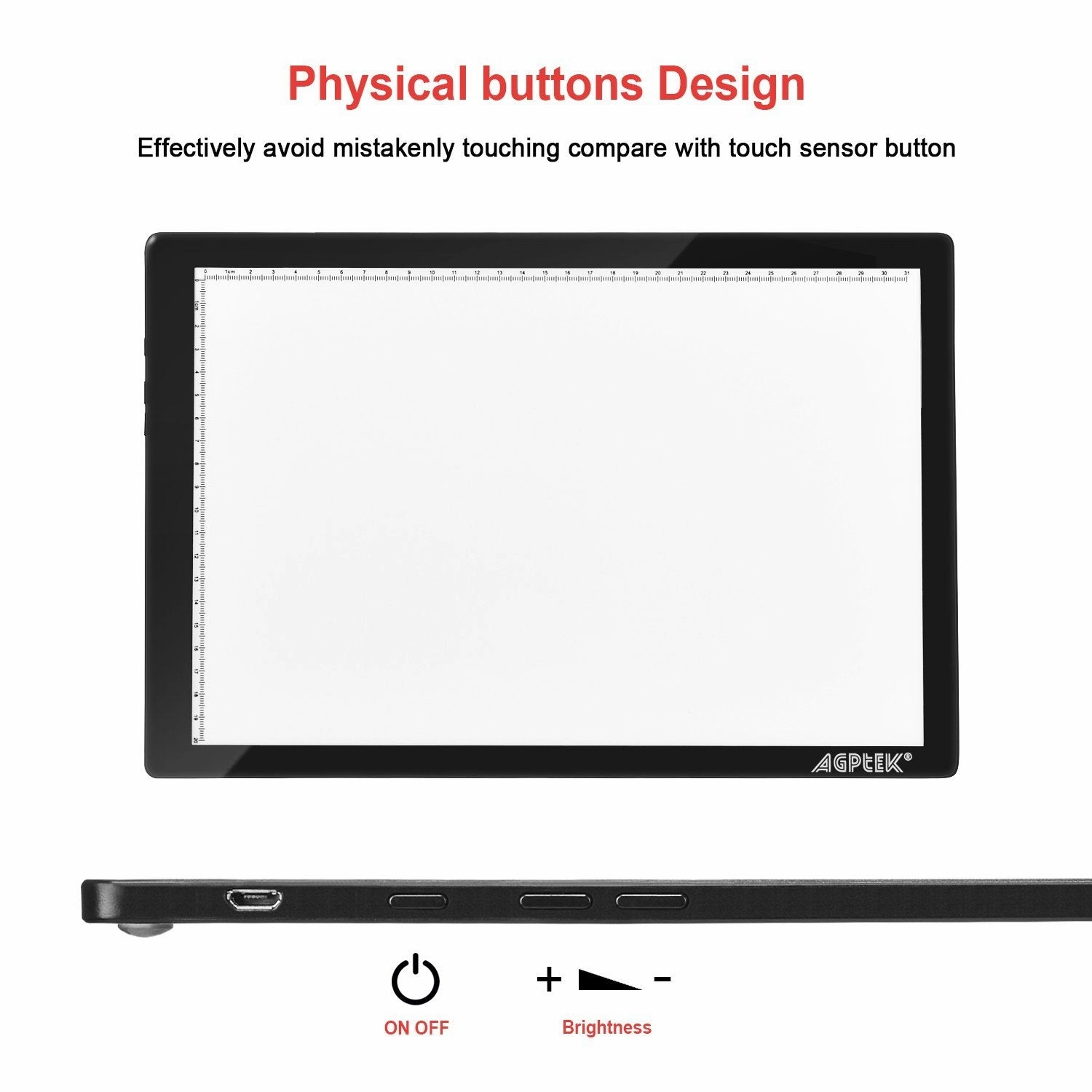 Magnetic LED Artcraft Tracing Light Pad A4 Size Lightbox