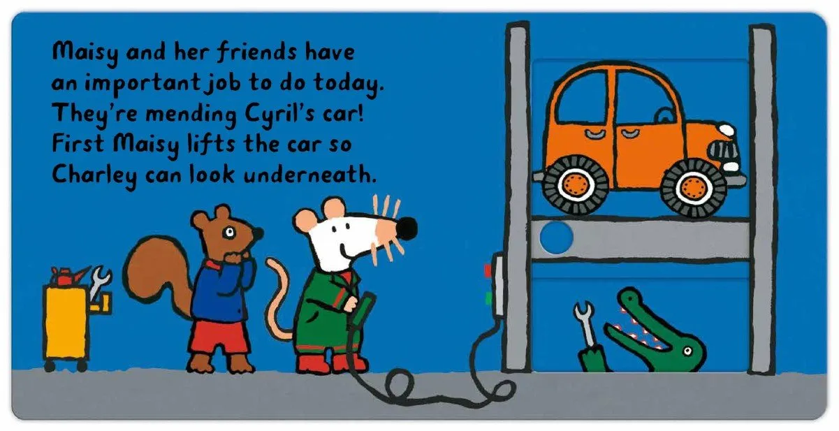 Maisy's Garage - Pull, Slide & Play!