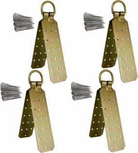 Malta Dynamics Reusable Roof Anchor with Included Fasteners, Easy to Install for Roof Safety, OSHA/ANSI Compliant, Butterfly Anchor Point (4)