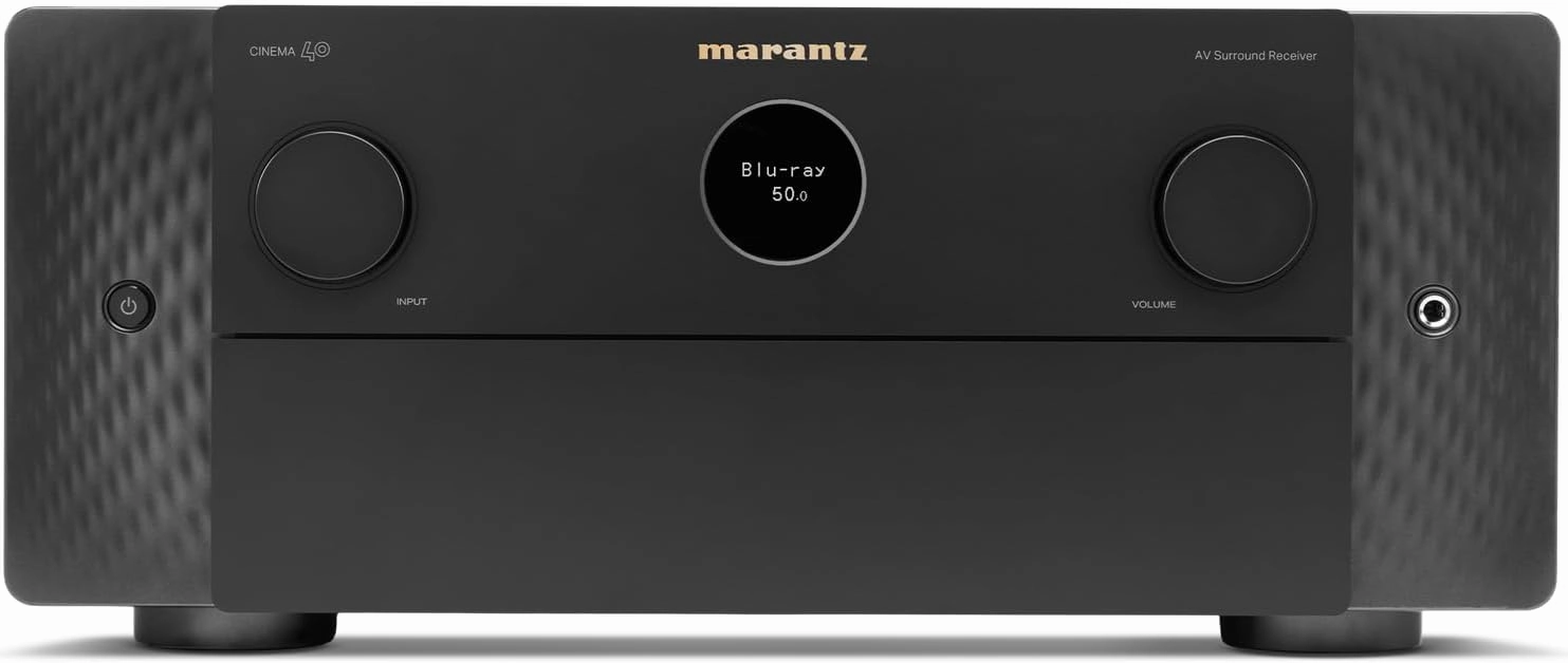 Marantz Cinema 40 9.4-Ch Receiver (125W X 9) - 4K/120 and 8K Home Theater Receiver (2022 Model), Built-in Bluetooth, Wi-Fi & HEOS Multi-Room, Supports Dolby Atmos, DTS:X Pro, IMAX Enhanced & Auro 3D