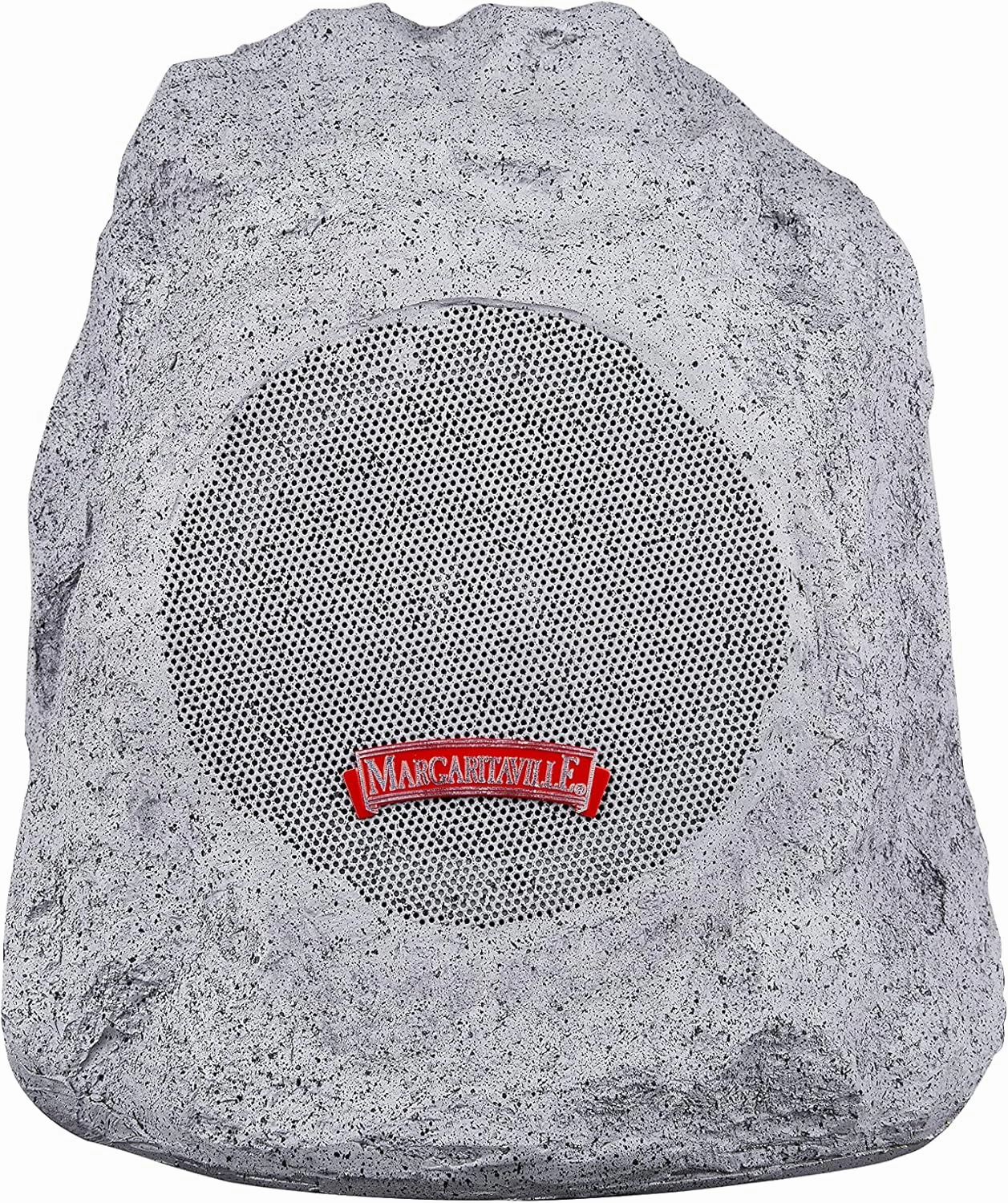 Margaritaville Outdoor Rock Bluetooth Wireless Speaker | Durable Bluetooth Speakers, Fantastic Yard or Patio Decor, IPX-4 Waterproof Rated, Granite Grey “On The Rock
