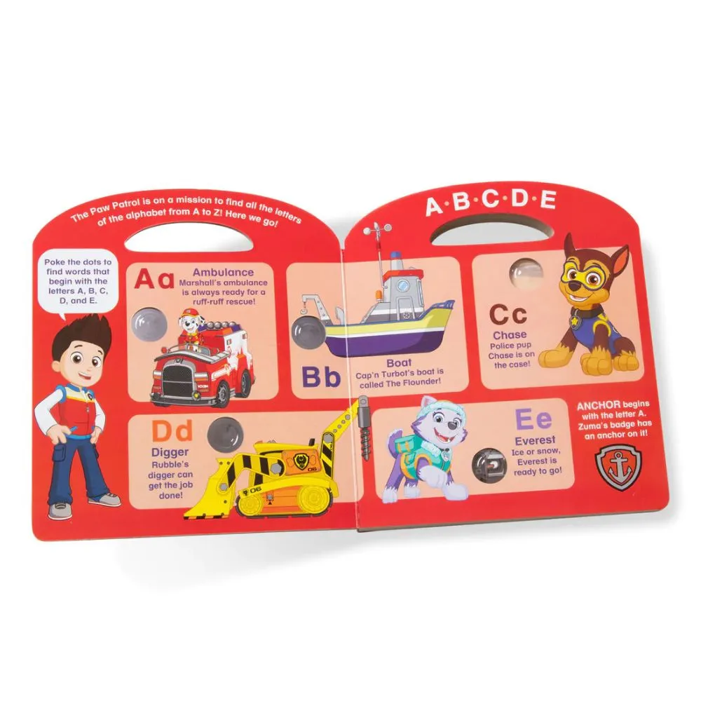 Melissa & Doug - Paw Patrol Poke-A-Dot Alphabet Adventure