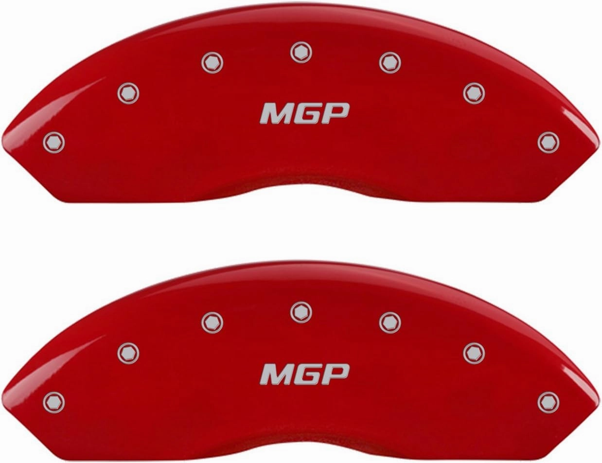 MGP Caliper Covers 2009-2017 Audi/A6/A4/Q5/S6 - Front and Rear Set - Red