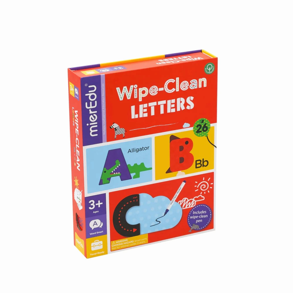 MierEdu Wipe Clean Activity Set- Letters