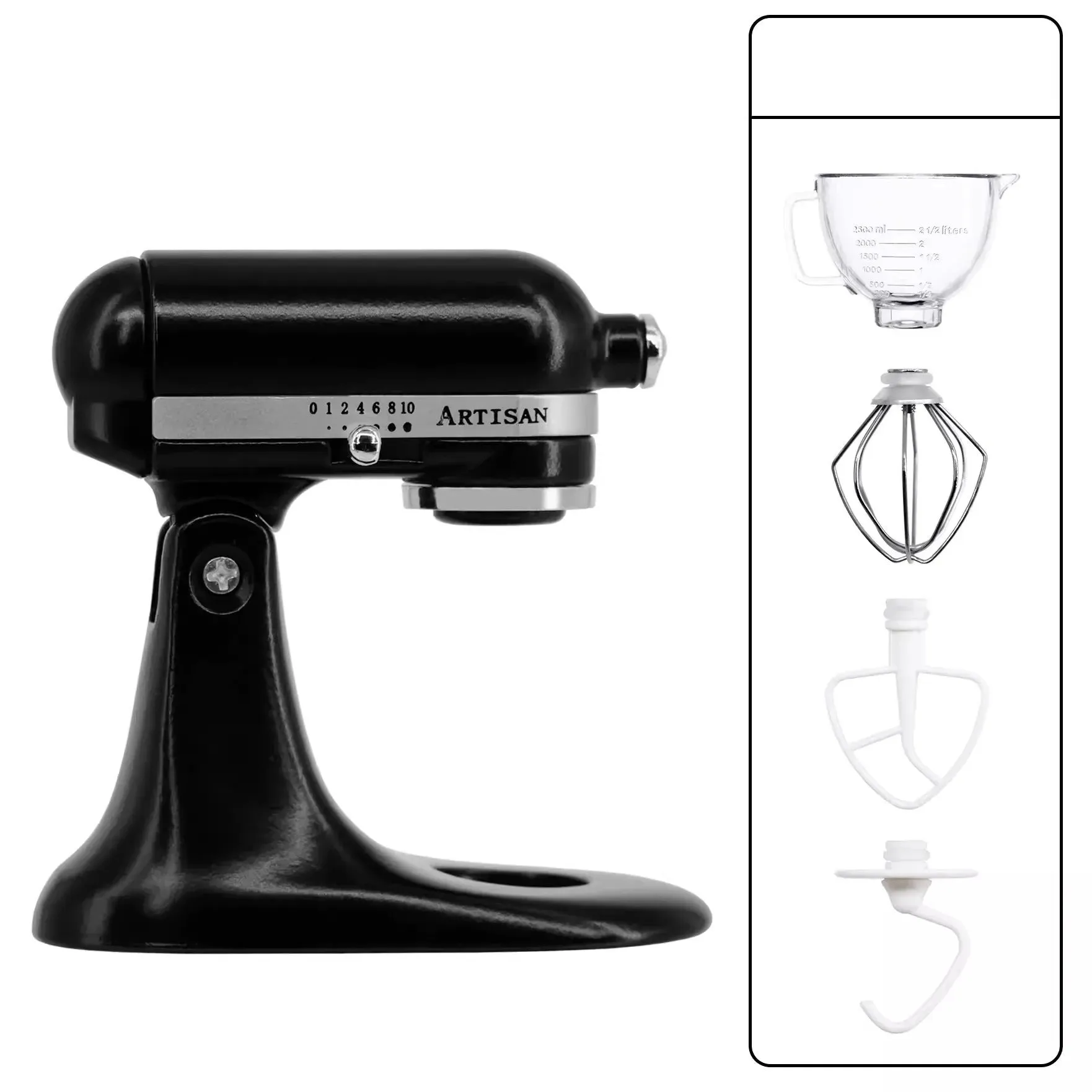 Miniature Metal Stand Mixer – 1:6 Scale Dollhouse Kitchen Blender for OB11 BJD