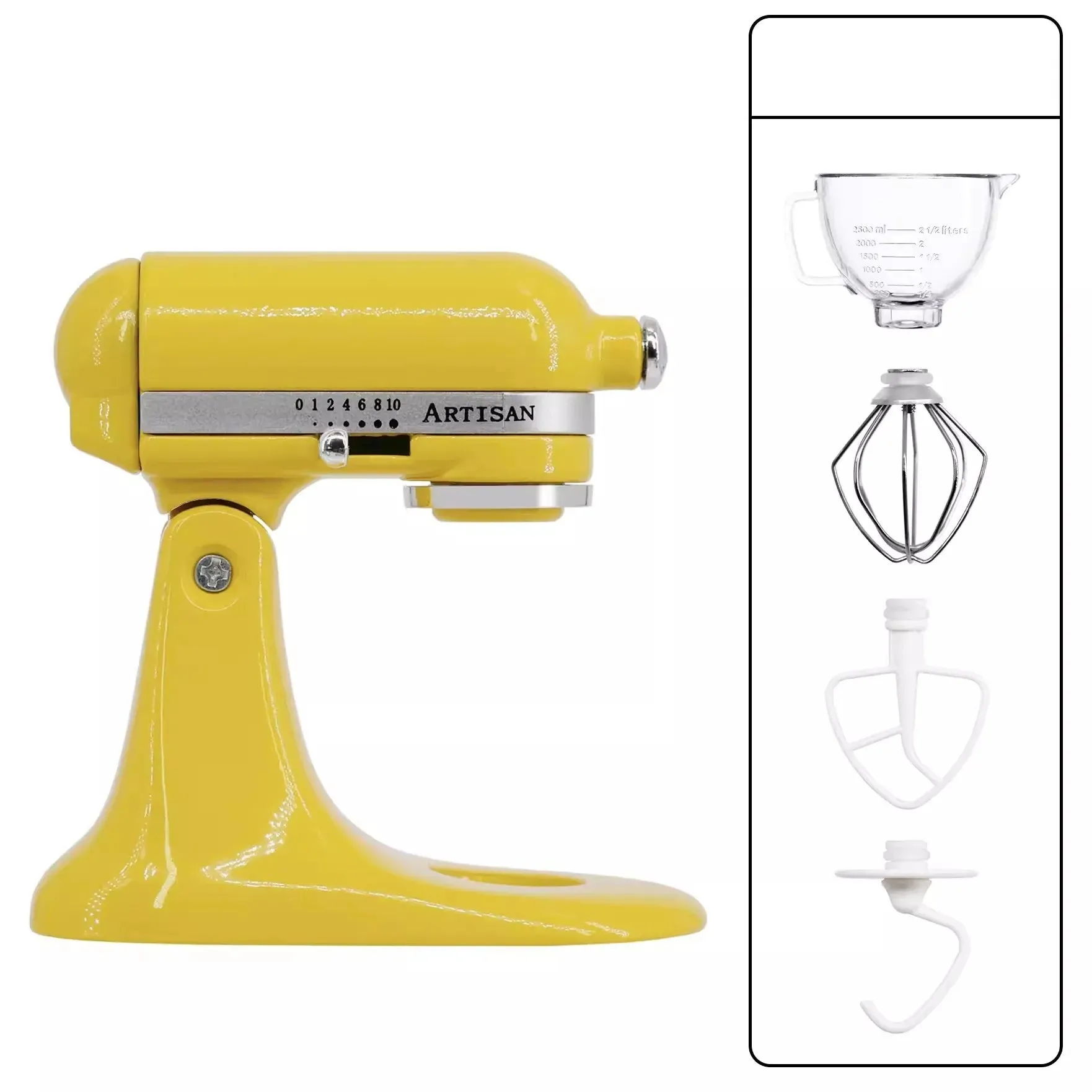Miniature Metal Stand Mixer – 1:6 Scale Dollhouse Kitchen Blender for OB11 BJD