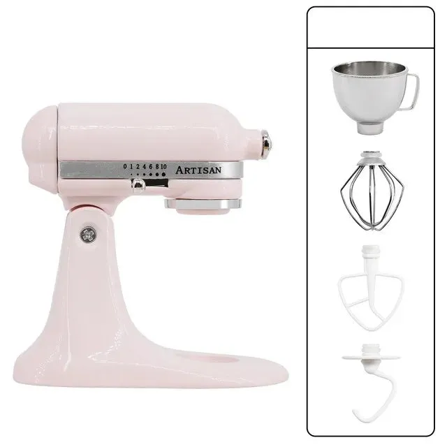 Miniature Metal Stand Mixer – 1:6 Scale Dollhouse Kitchen Blender for OB11 BJD