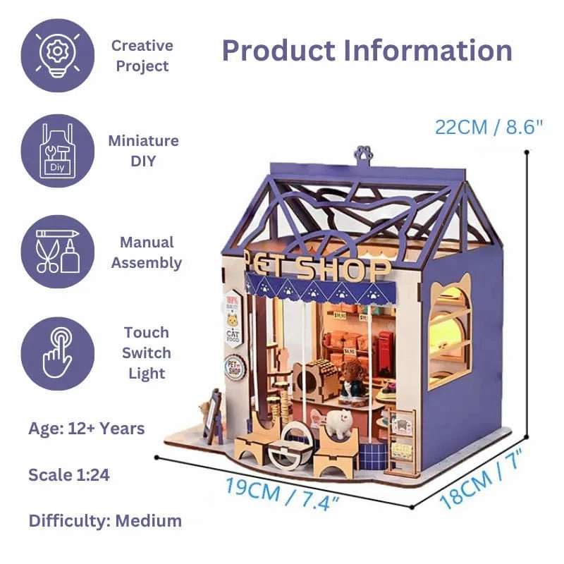 Miniature House Kit| Pet Shop