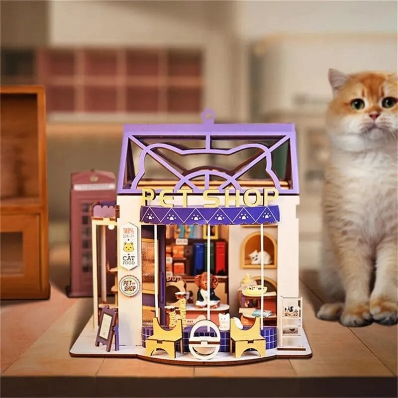 Miniature House Kit| Pet Shop