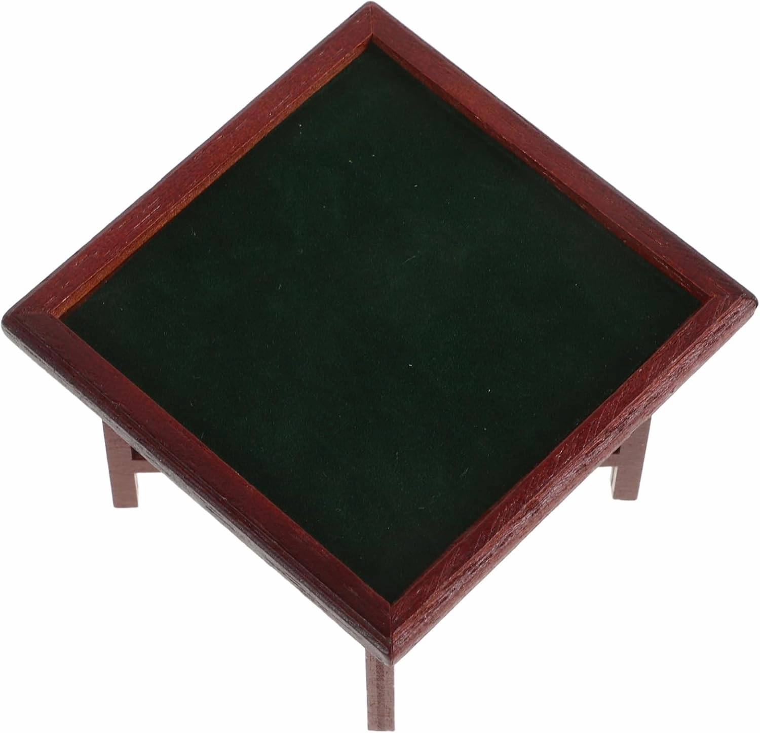Miniature Mahjong Table Model Compact Plastic Mini Chinese Table Accessory for Dollhouse Decoration for Mahjong and Collectors for Spaces