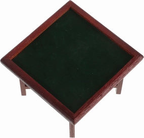 Miniature Mahjong Table Model Compact Plastic Mini Chinese Table Accessory for Dollhouse Decoration for Mahjong and Collectors for Spaces