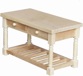 Miniature Wooden Desk Model Simulation Furniture for Dollhouse Decoration Natural Wood Retro Design for Mini House Landscape Decor Lightweight Adorable