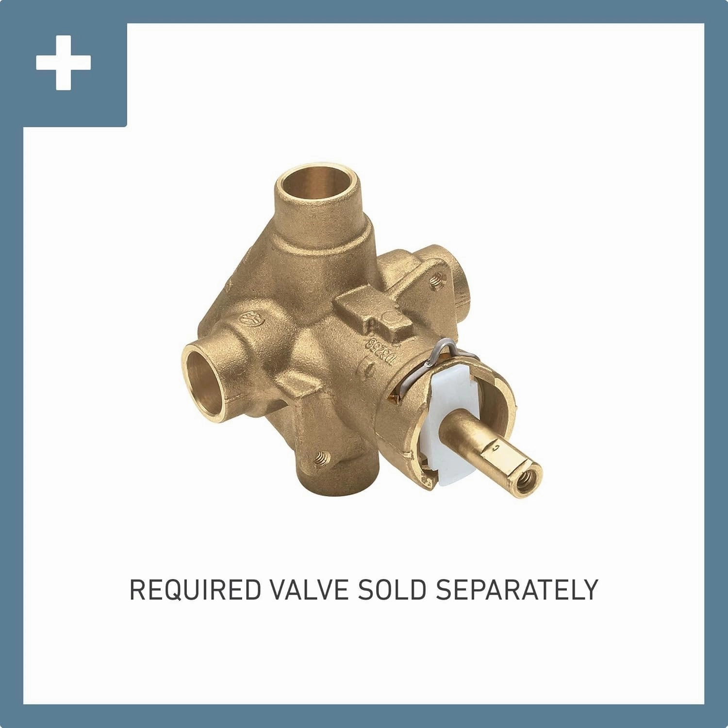 Moen T2472EPBN Genta LX Posi-Temp Pressure Balancing Eco-Performance Modern Shower Only Trim Valve Required, Brushed Nickel