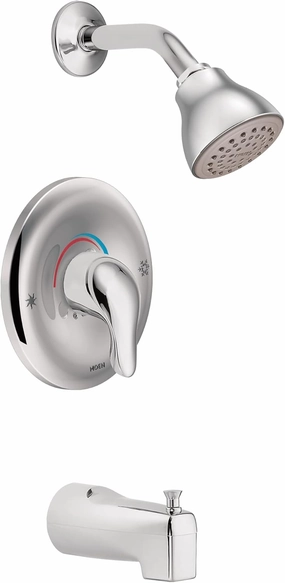 Moen TL183EP Chateau Posi-Temp Shower and Tub Trim Kit, Chrome