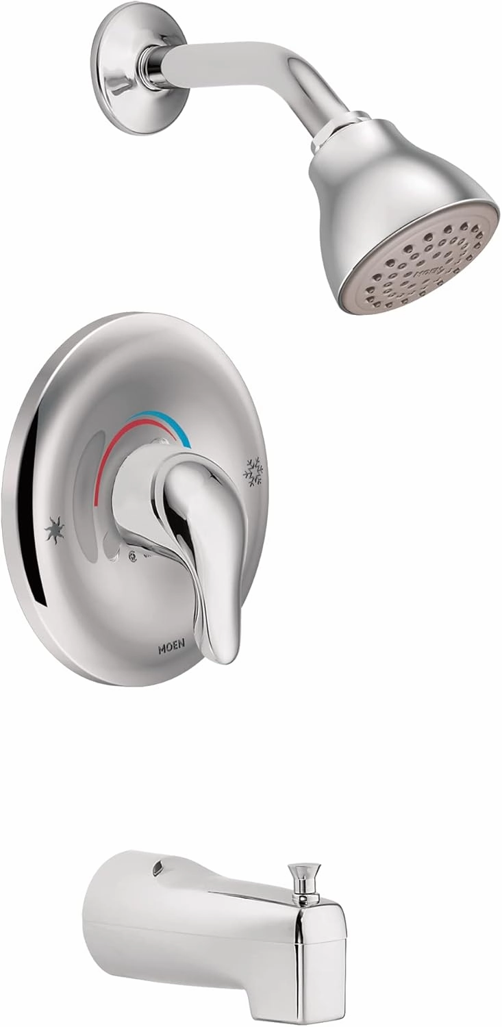 Moen TL183EP Chateau Posi-Temp Shower and Tub Trim Kit, Chrome