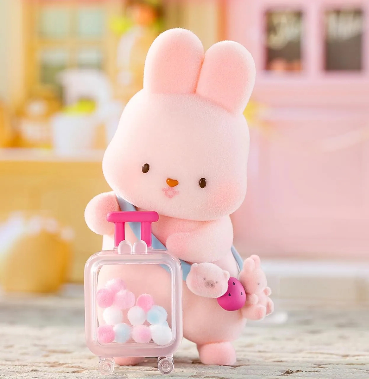 Momo Bunby Rabbit Strawberry Town Series Blind Box Figures 1PC Random Collection Blind Bags Cute Birthday Gifts