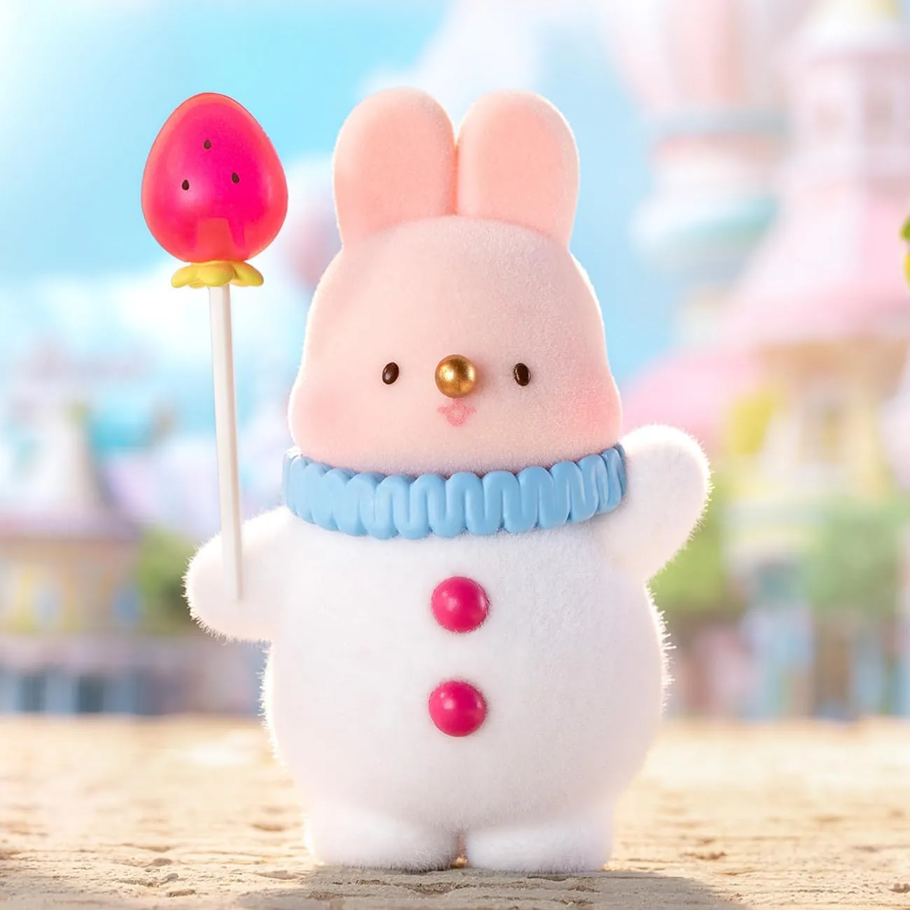 Momo Bunby Rabbit Strawberry Town Series Blind Box Figures 1PC Random Collection Blind Bags Cute Birthday Gifts