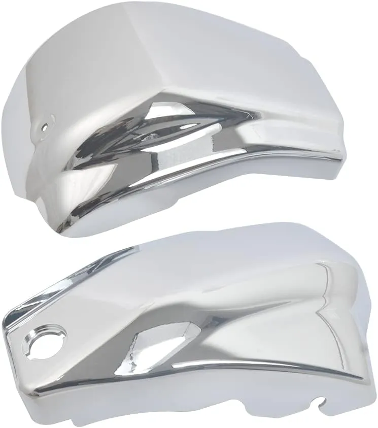 Motorcycle Battery Side Fairing Covers For Ya-maha Dragstar Vstar XVS1100 Classic Custom 1999-2011 Chrome