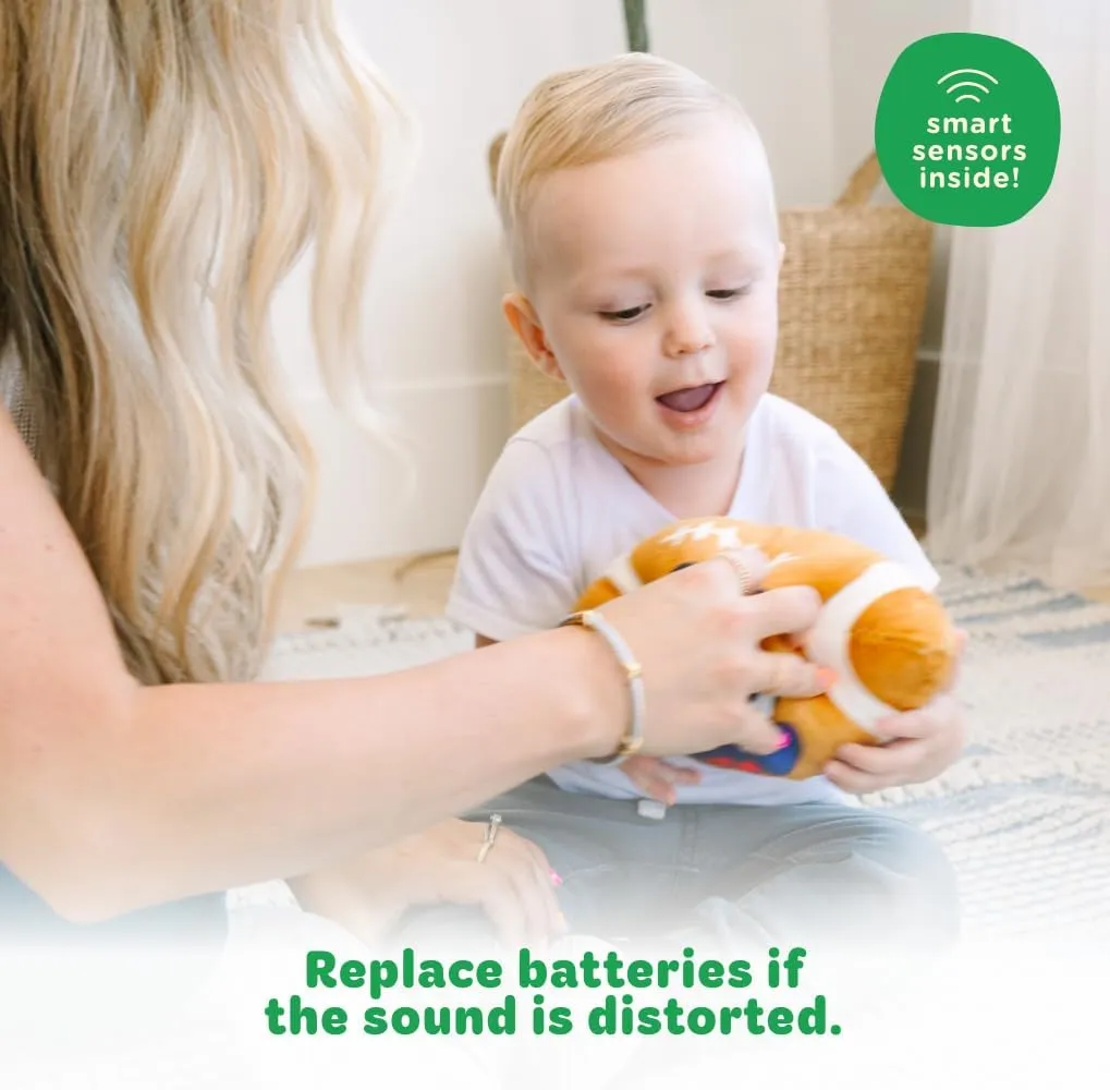 Move2Play, Hilariously Interactive Toy with Music & Sound Effects | Birthday Gift for Boy & Girl | Ball for Toddler & Baby | Indoor/Outdoor | 1, 2, 3  Year Old