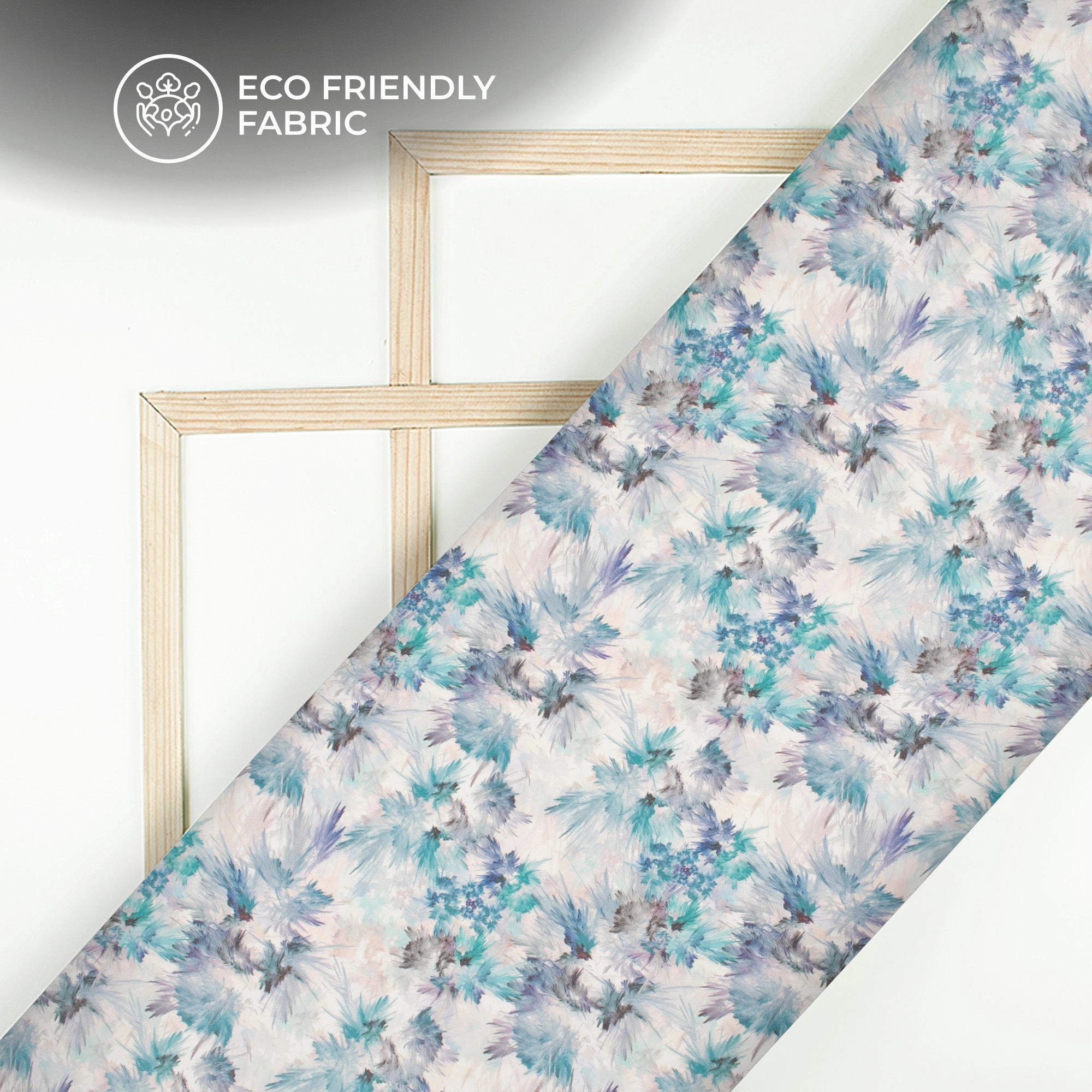 Multi-Color Floral Digital Print Lightweight Georgette Fabric