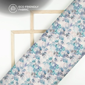 Multi-Color Floral Digital Print Lightweight Georgette Fabric