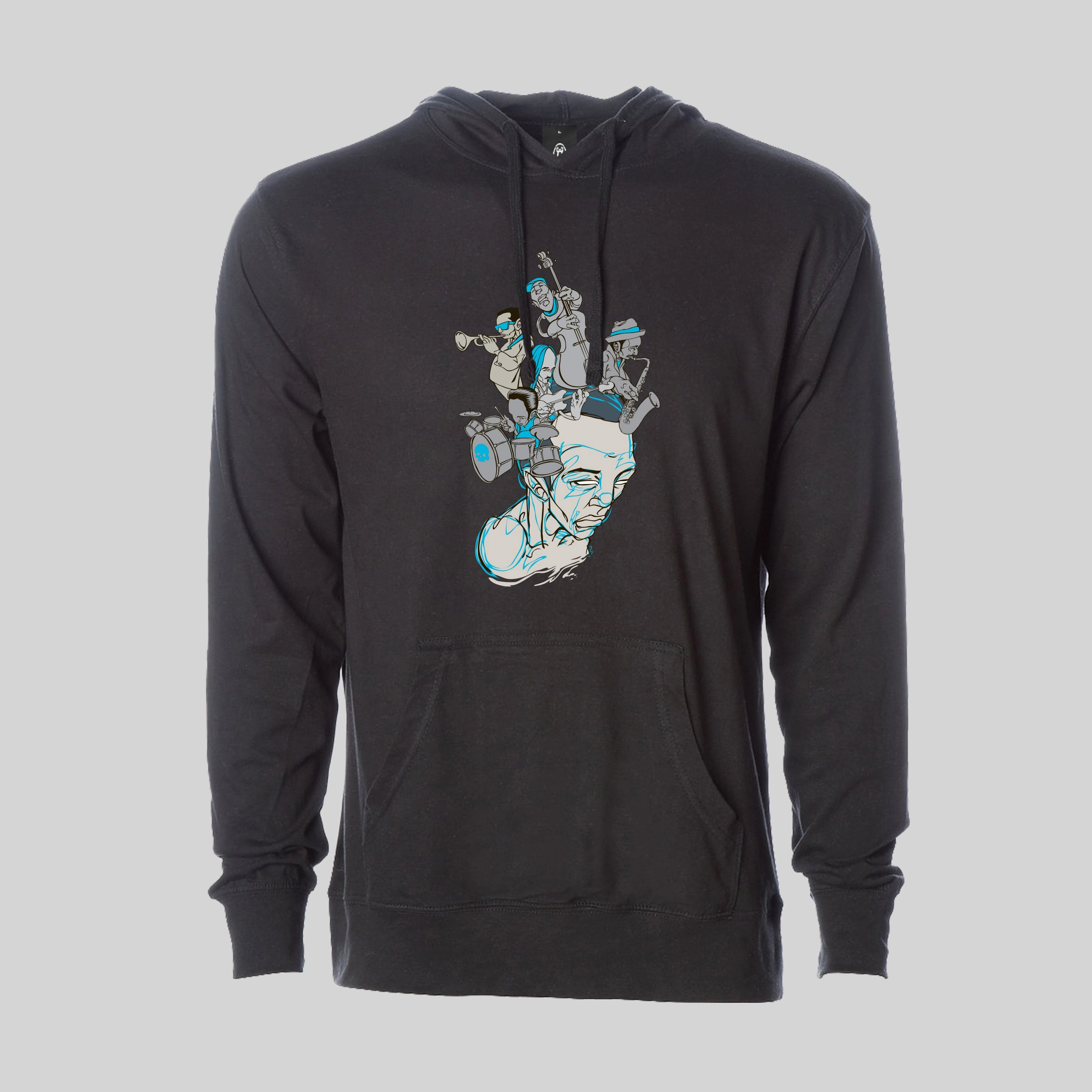 MUSIC HEADS LIGHTWEIGHT HOODIE