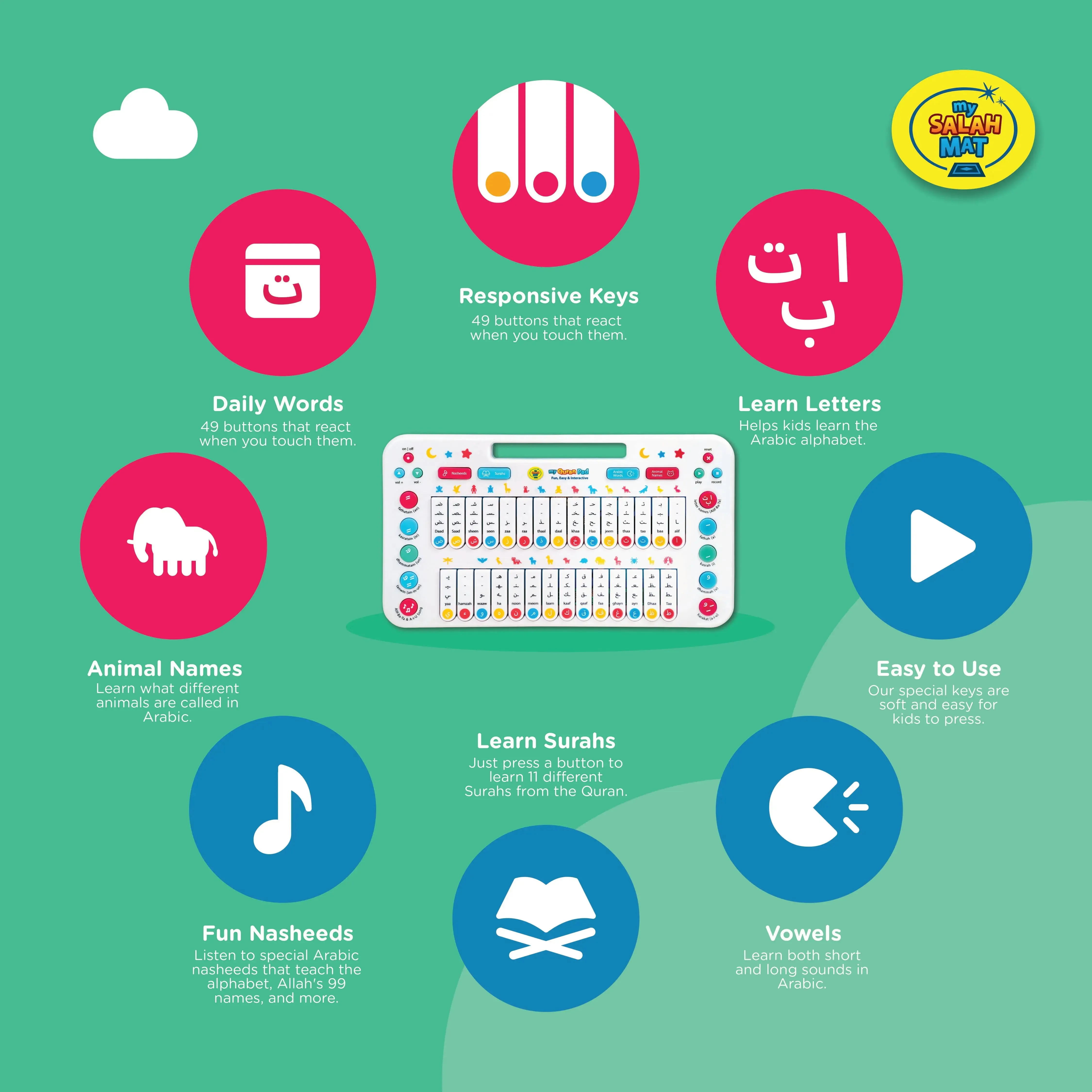 My Quran Pad Interactive Arabic Learning Pad For Kids