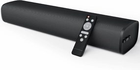 MZEIBO TV Sound Bar, Sound Bars for Smart TV Bluetooth 5.0 Soundbar 50W 17Inch Small Soundbars with ARC/Optical/AUX Connection, TV Soundbar Surround Sound Bars for Home Theater Audio