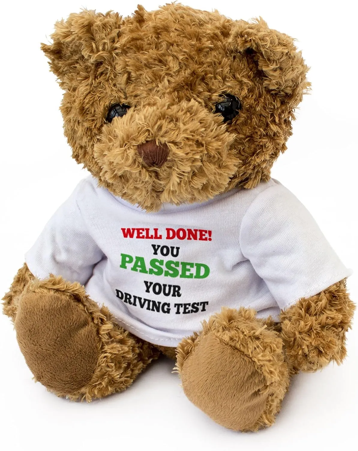 New - Well Done You Passed Your Driving Test - Teddy Bear - Cute Soft Cuddly - Gift Present