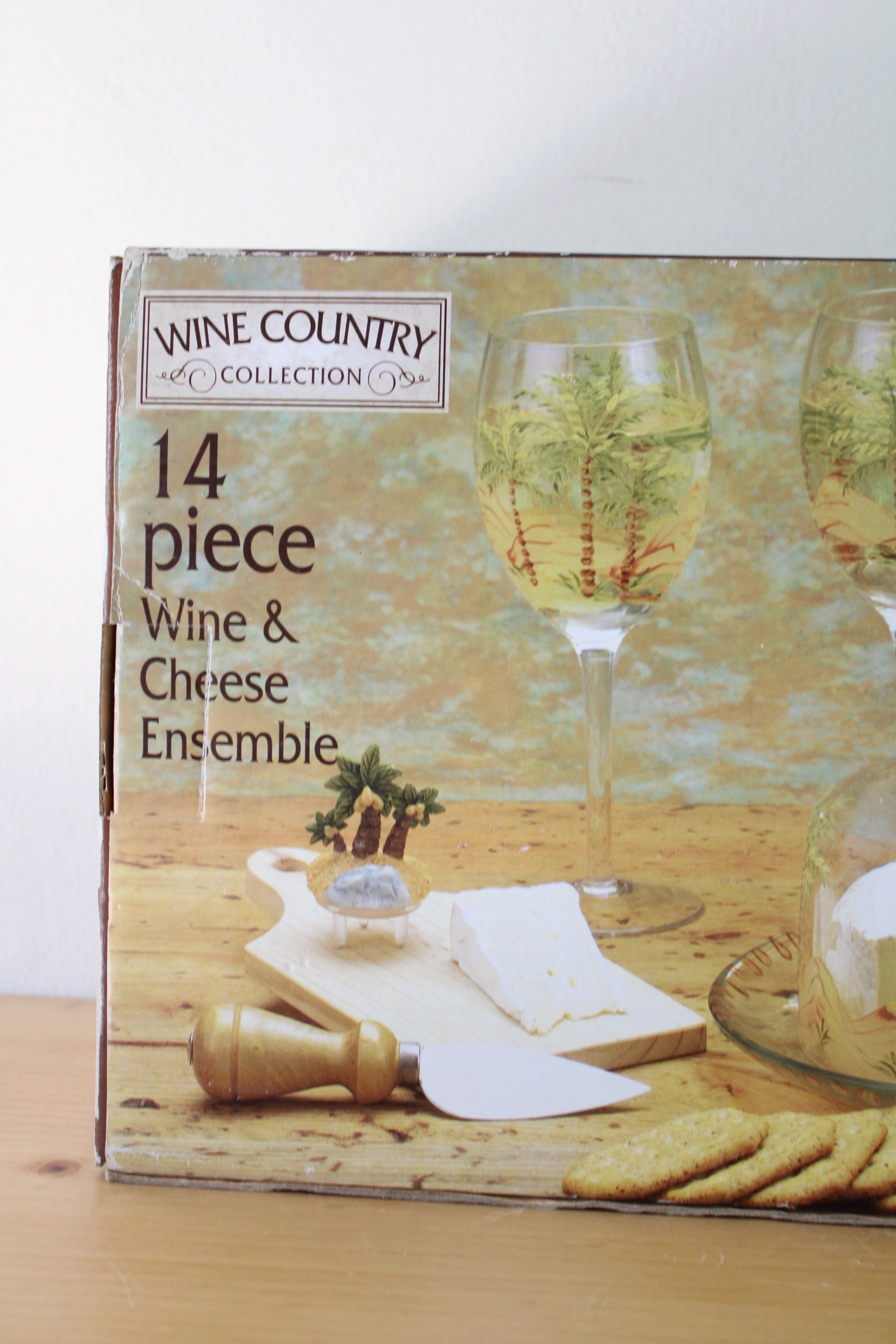 NEW Wine Country Collection 14 Piece Wine & Cheese Ensemble