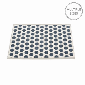 Noa Small Mat - Dark Blue & Vanilla