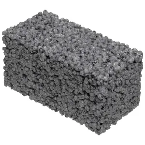 Norton C6-R Crystolon 2" x 2" x 4" Plain Floor Rubbing Brick