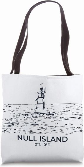 Null Island - 0°N 0°E Tote Bag