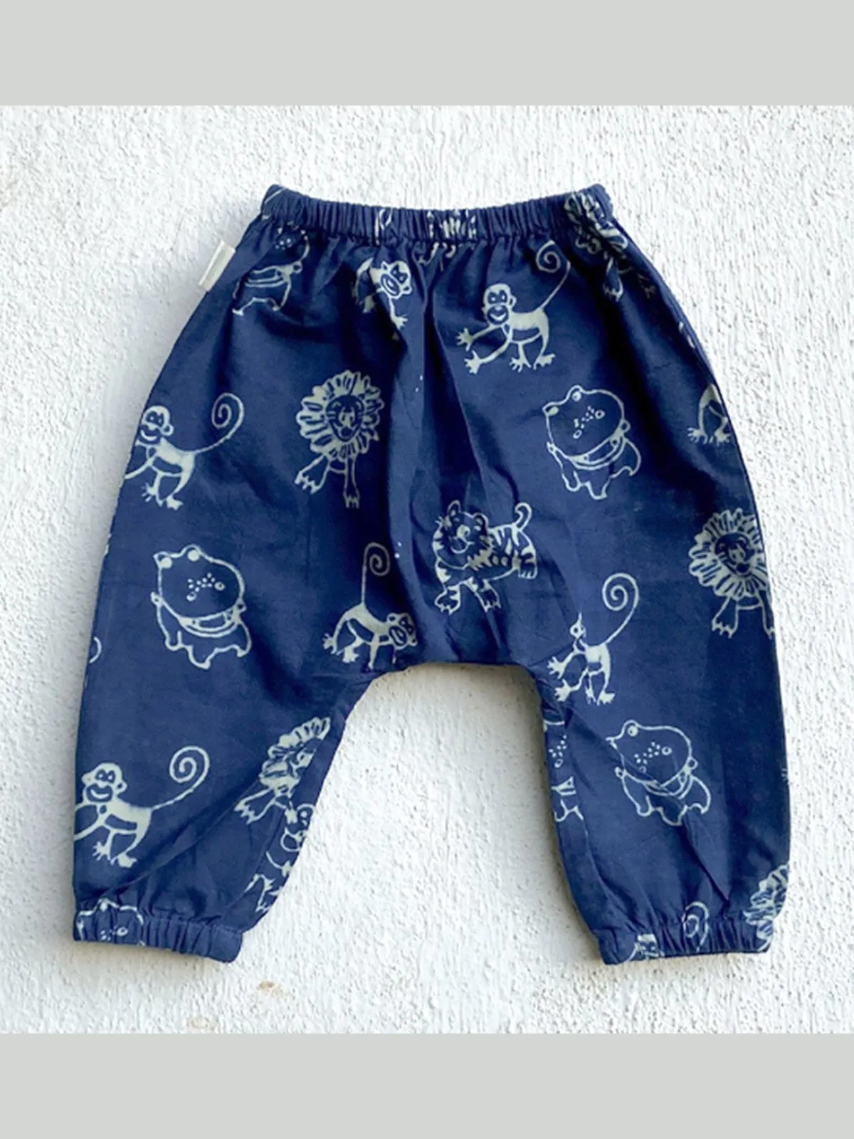 Organic Zoo Print Indigo Kurta and Pants