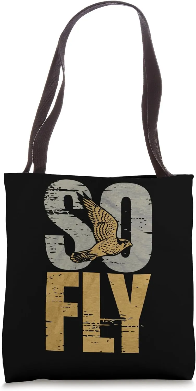 Ornithologist Kestrel Falcon So Fly American Kestrel Tote Bag