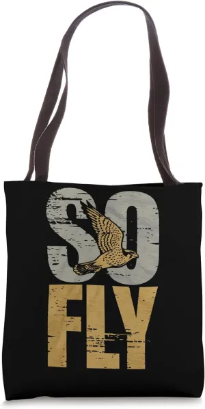 Ornithologist Kestrel Falcon So Fly American Kestrel Tote Bag