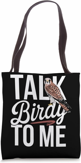 Ornithologist Humor Birder Funny Birdwatcher Kestrel Tote Bag