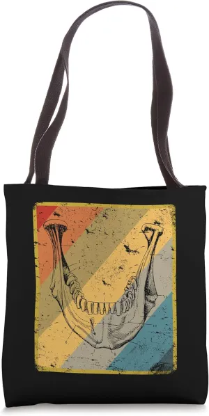 Orthodontist Jaw Retro Vintage Dentistry Medical Drawing Tote Bag